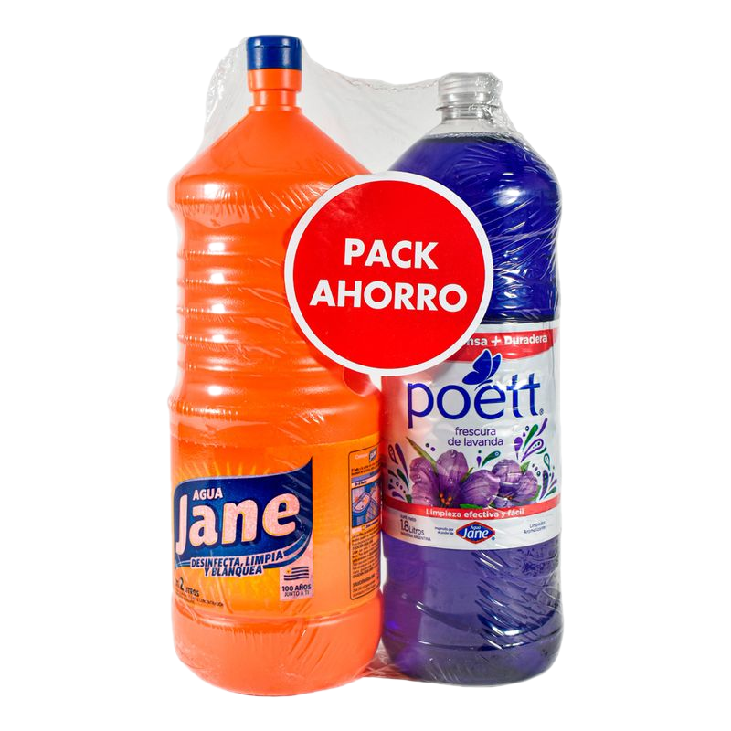 Pack Poett 1.8 L Jane 2 L Con Descuento