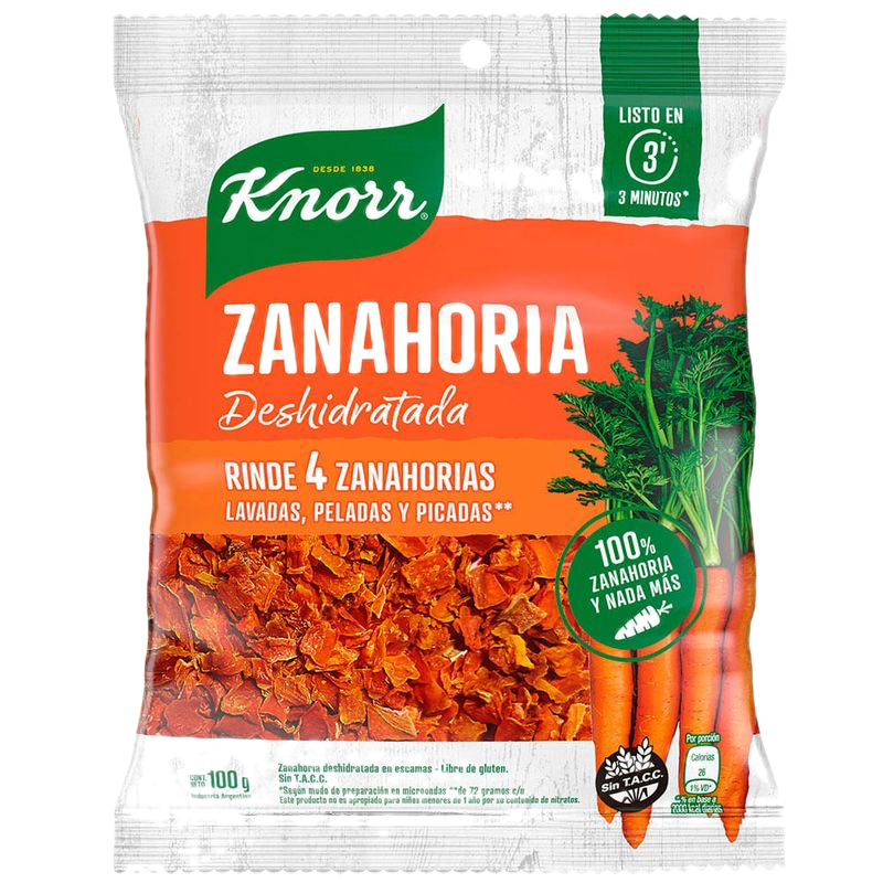 Zanahoria Deshidratada Knorr 100 G