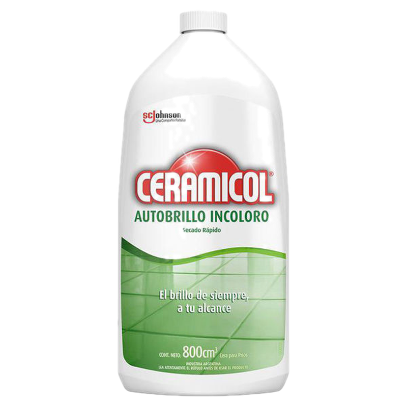 Ceramicol Cera Autobrillo Incoloro 800 Ml