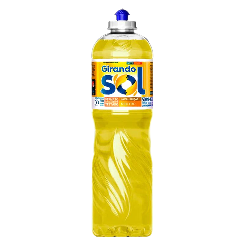 Detergente Líquido Lavavajillas Girando Sol Neutro 500 Ml
