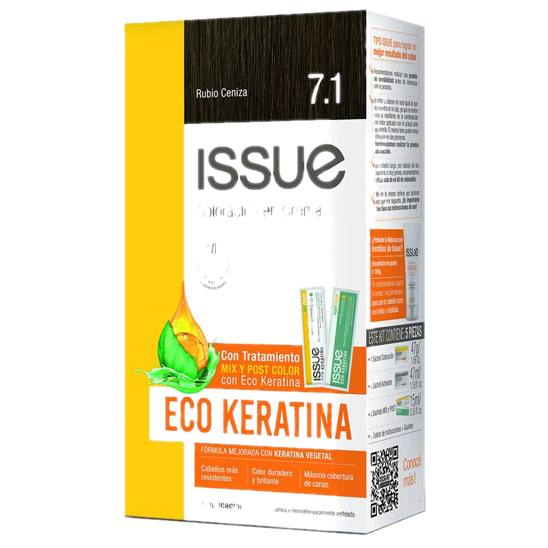 Coloración Issue Kit Keratina N° 7.1
