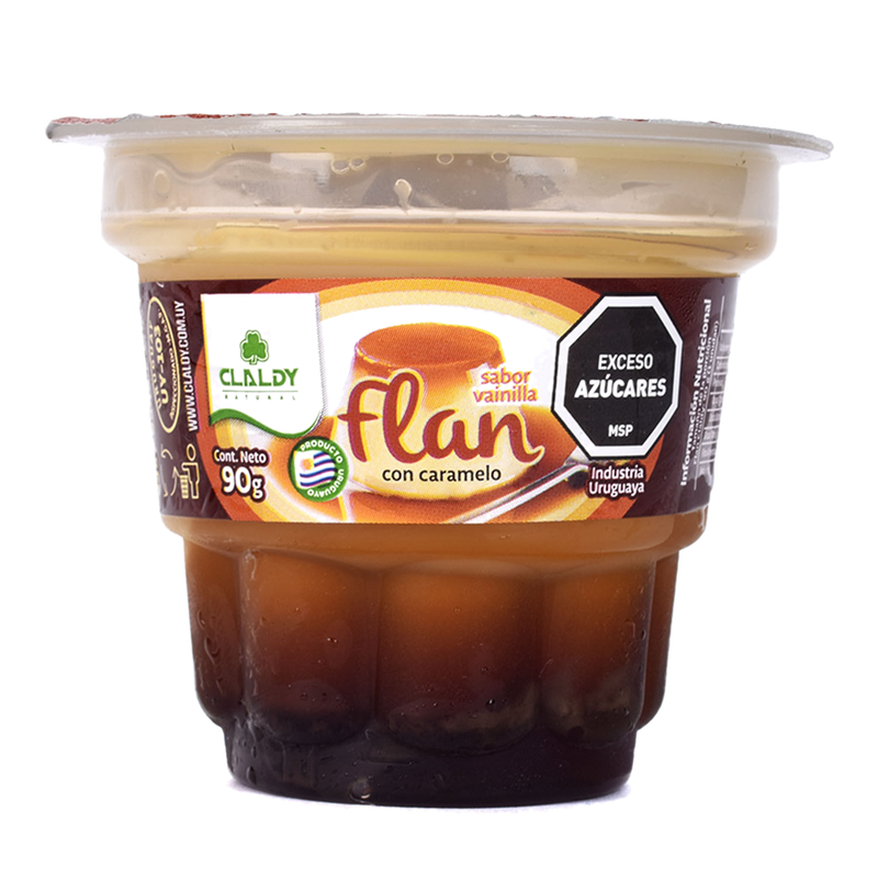 Postre Claldy Flan Con Caramelo