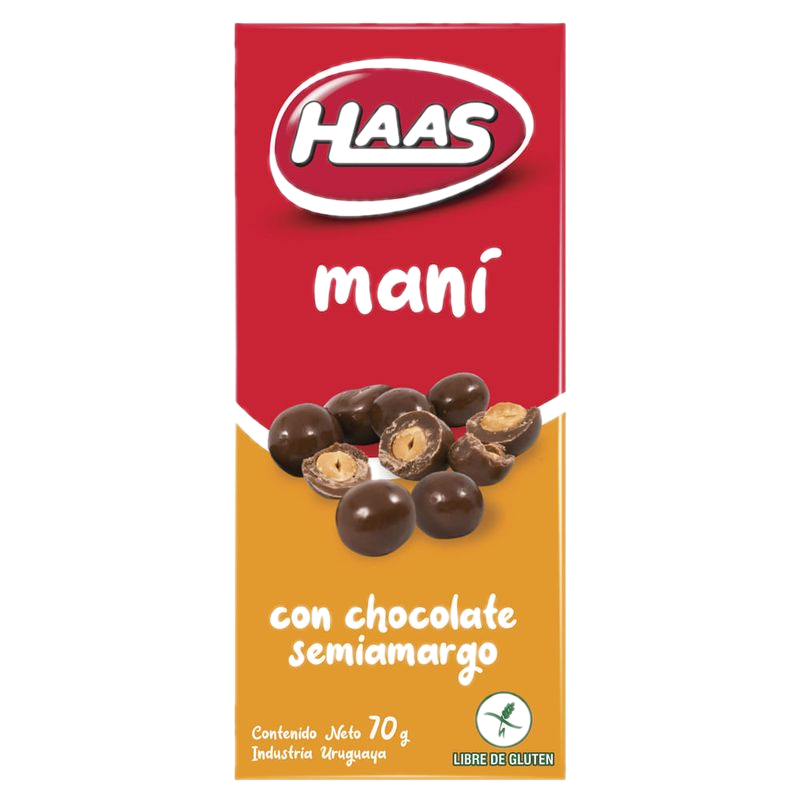 Maní Con Chocolate Haas 70 G