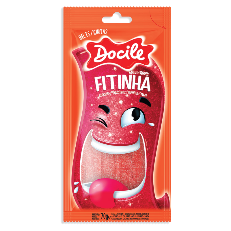 Regaliz Docile Cinta Color 70 G