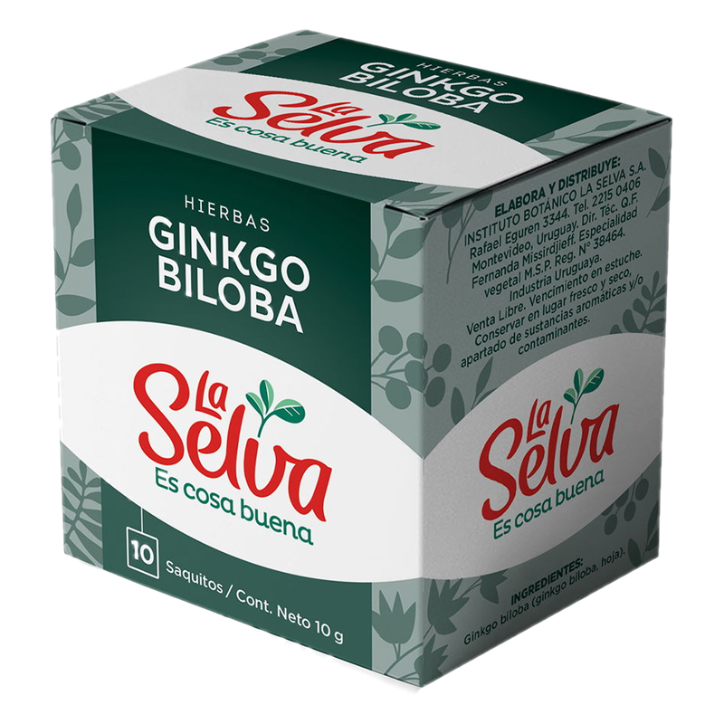 Té Ginko Biloba La Selva 10 Sabores
