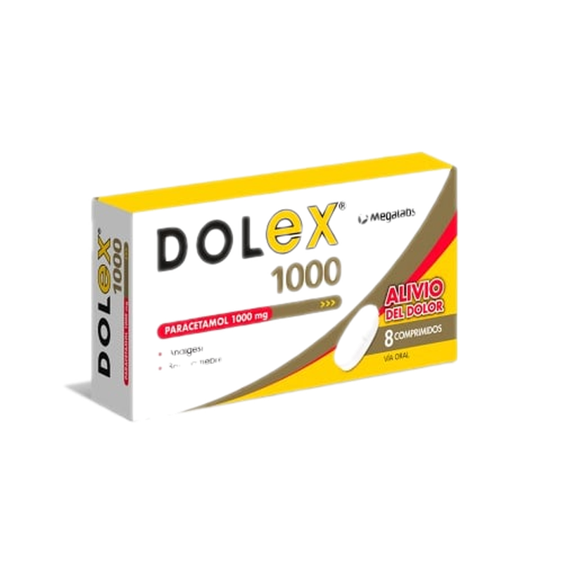 Dolex 1000 Mg 8 Comprimidos