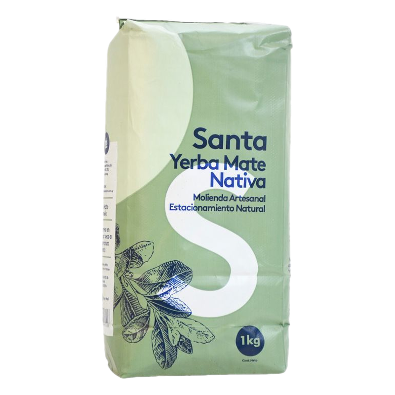 Yerba Mate Santa Nativa Molida Artesanal 1 Kg