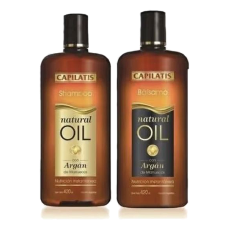 Capilatis Pack Aceite Argan Shampoo + Acondicionador