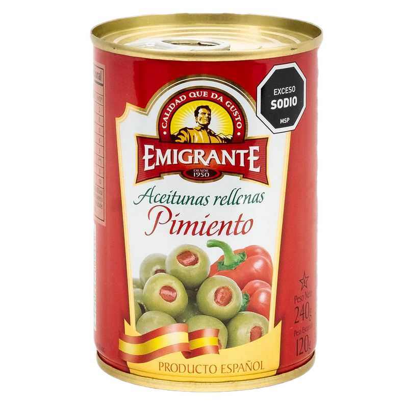 Aceitunas Con Pimiento Emigrante 120 G