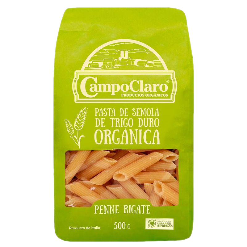 Penne Rigate Trigo Duro Orgánico Campoclaro 500 G