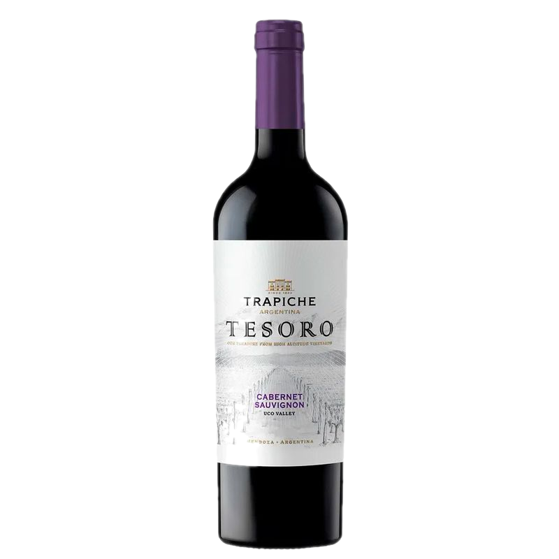 Vino Tinto Cabernet Sauvignon Tesoro 750 Ml