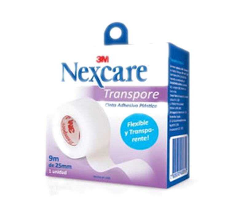 3m Nexcare Transpore Cinta Leuco 2,5 Cm 9 Mts.