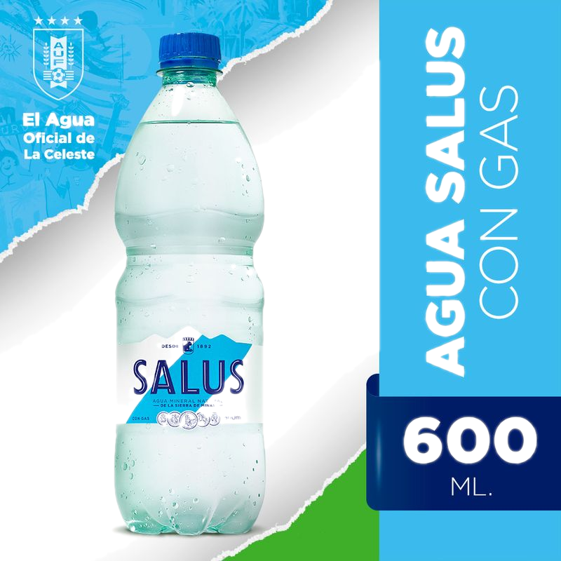 Agua Salus Con Gas 600 Ml