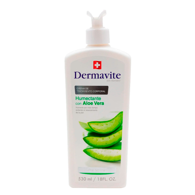 Crema Corporal Dermavite Piel Normal Aloe 530 Ml