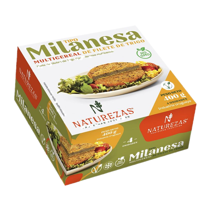 Milanesa De Trigo Naturezas 4 Unidades Cj 400 G