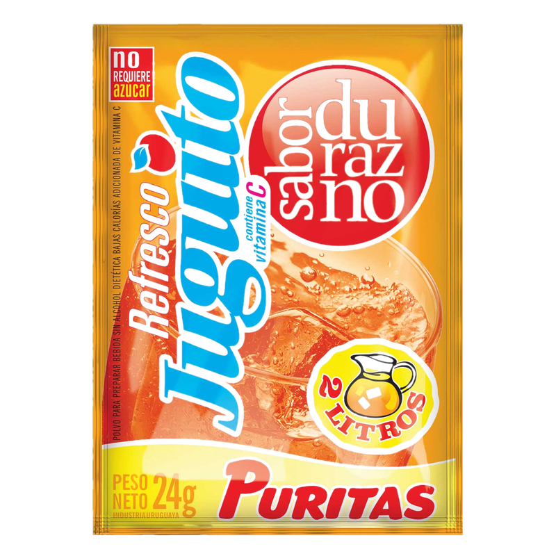 Jugo Juguito Polvo Durazno 24 G