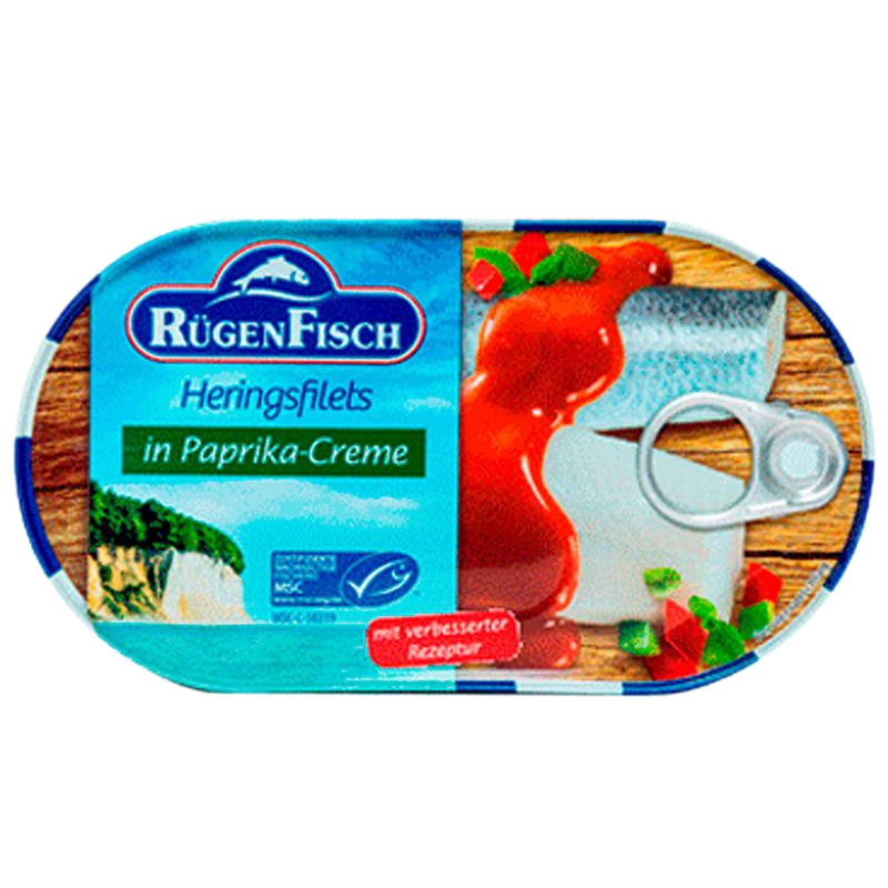 Arenque Rugen Fisch En Crema De Paprika 200 G