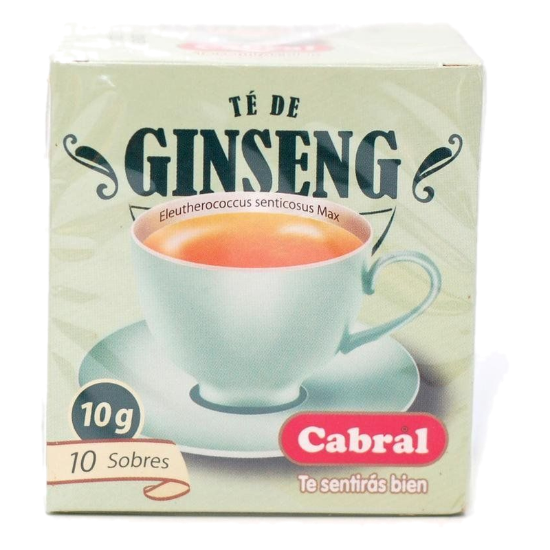 Te Cabral Ginseng 10 Sobres