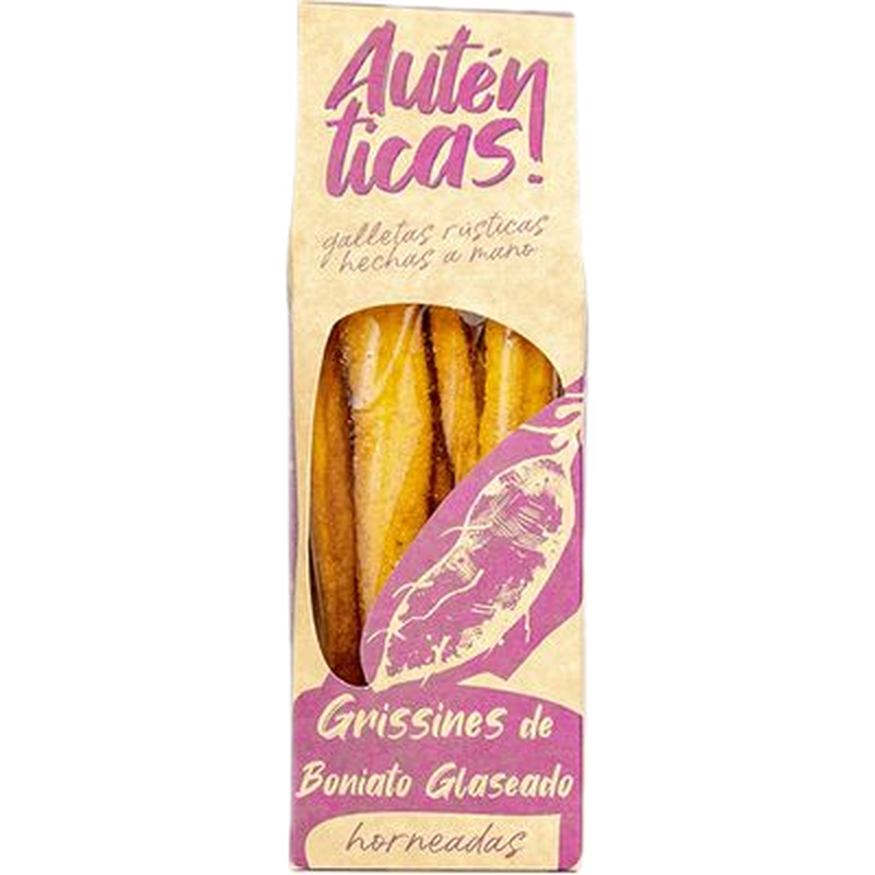 Grissines Auténticas! De Boniato Glaseado 120 G