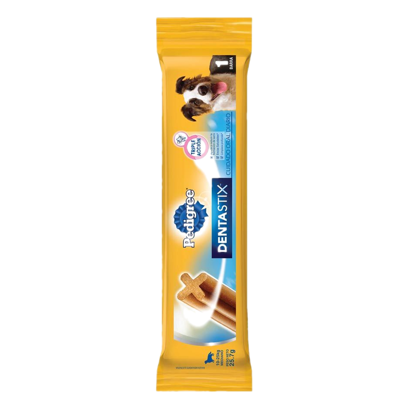 Alimento Para Perros Dentastix Cuidado Oral Raza Mediana Pedigree 25 G