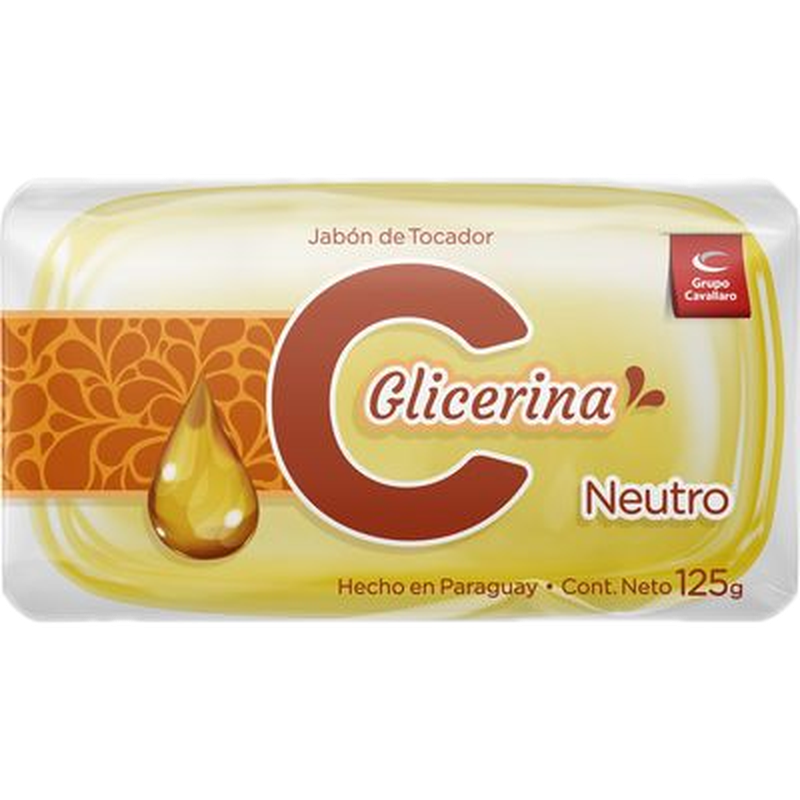Jabón De Tocador Cavallaro Glicerina Neutro 125 G