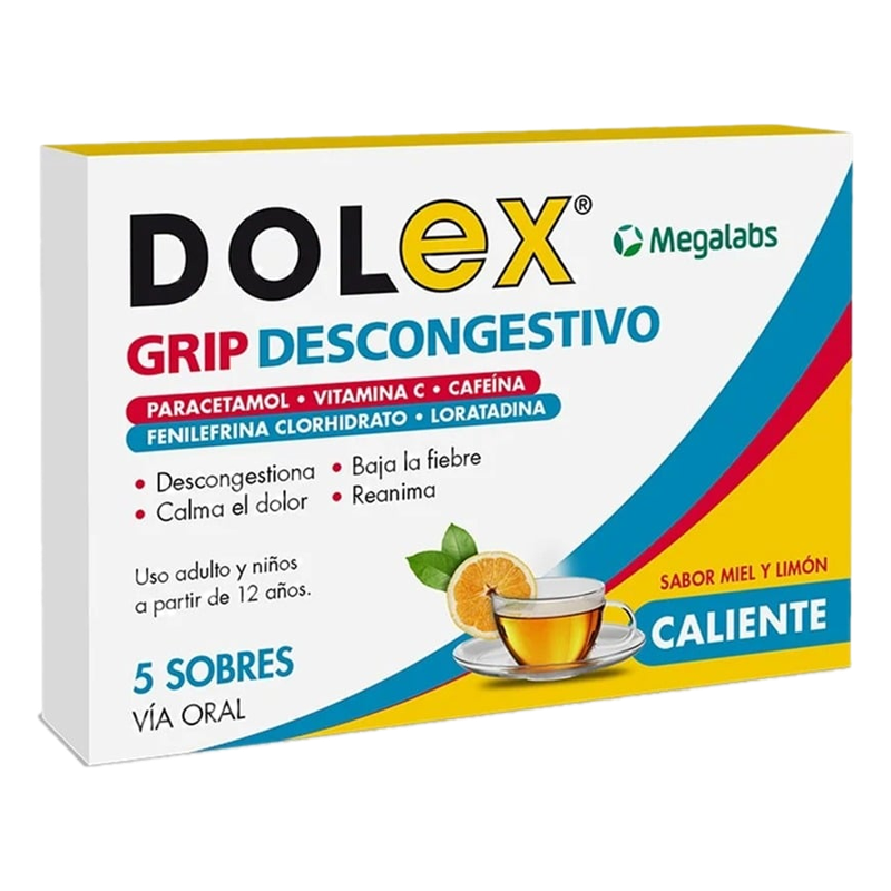 Dolex Grip Descongestivo Sobres [5 Sob.]