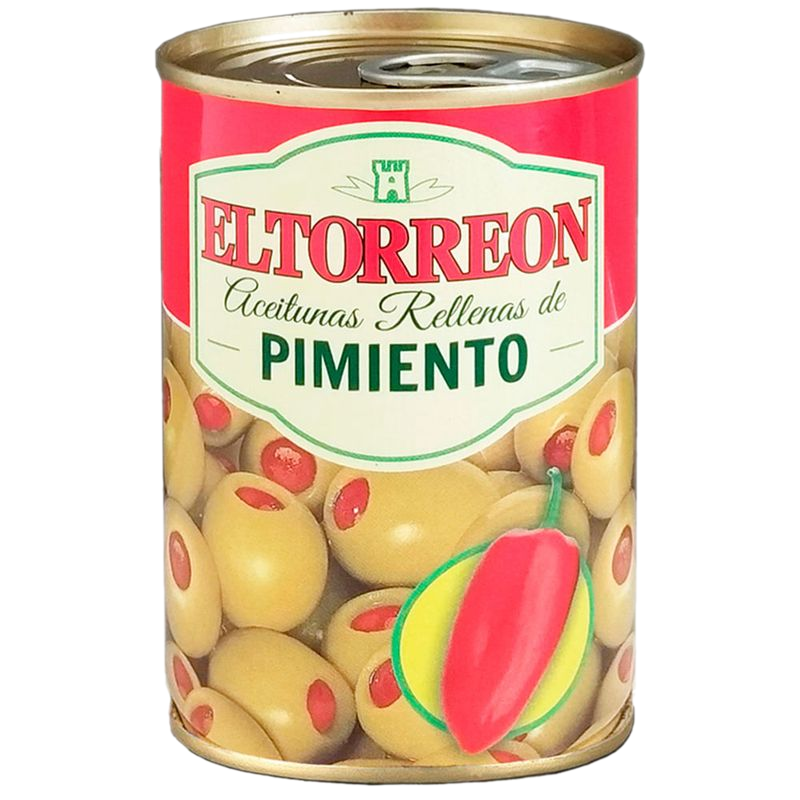 Aceitunas El Torreon Con Pimiento 300 G