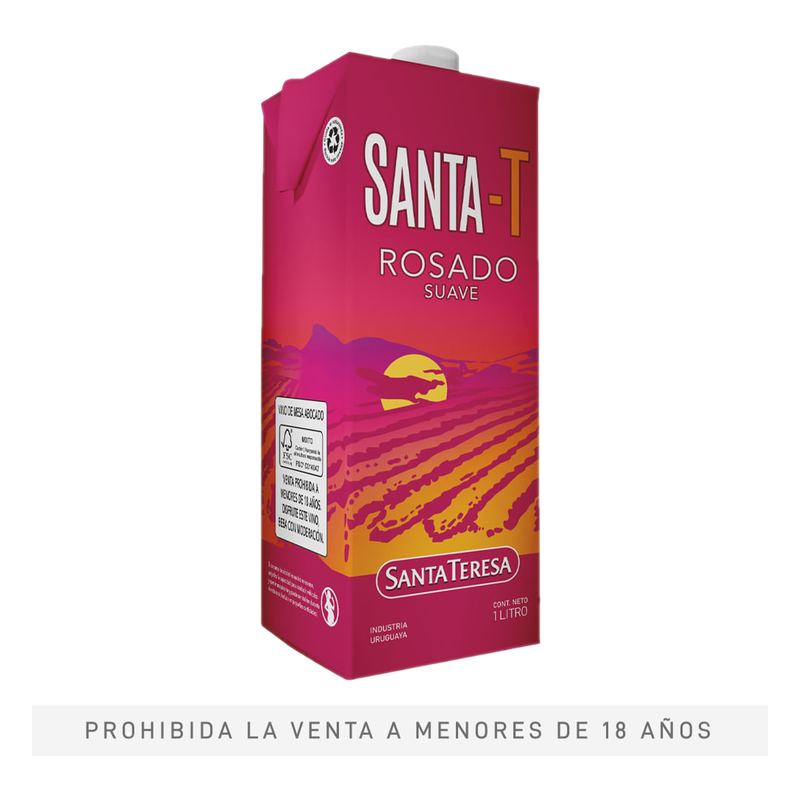 Vino Santa-t Rosado Suave 1 L