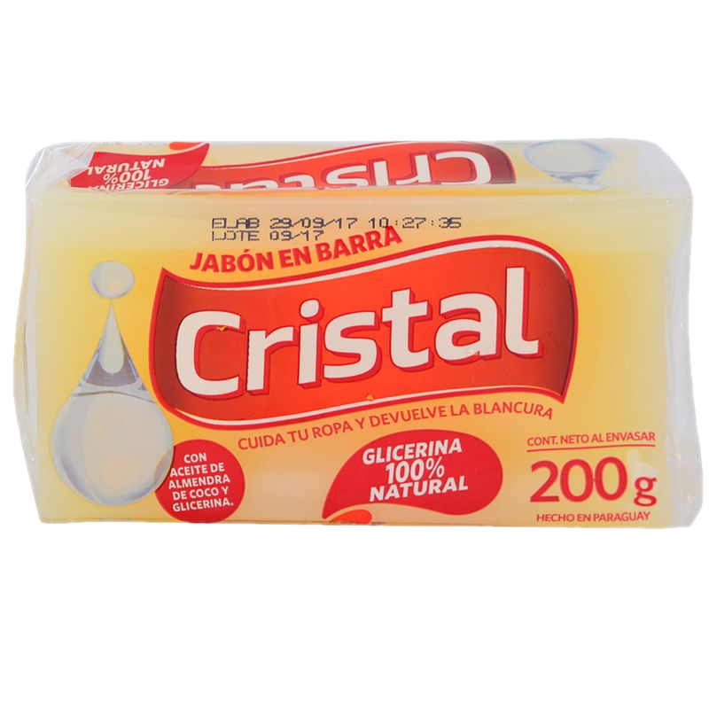 Jabón En Barra Cristal 200 G