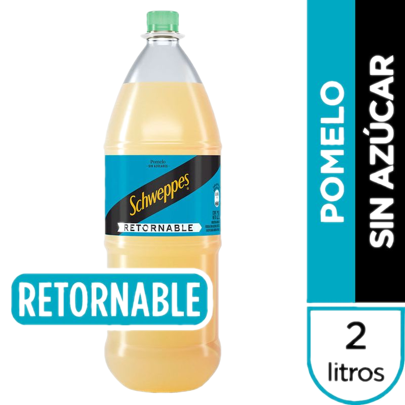 Refresco Schweppes Pomelo Sin Azúcar 2 L Retornable