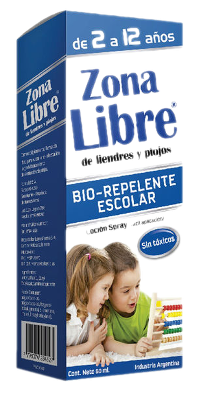 Zona Libre Liendres Y Piojos Bio Repelente 60 Ml