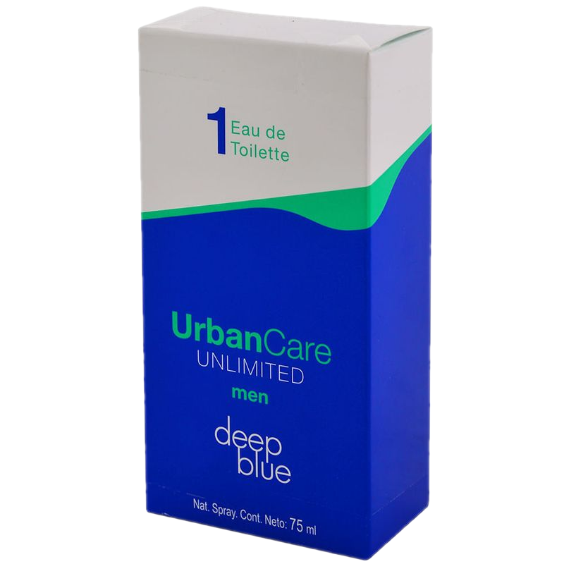 Eau De Toilette Urban Care Unlimited Deep Blue 75 Ml