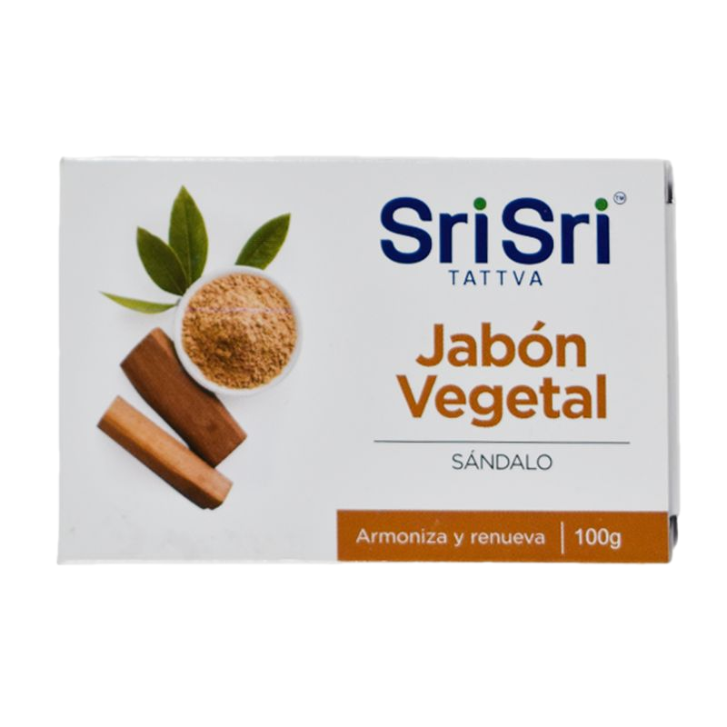 Jabón Vegetal Con Sándalo Purederm 100 G