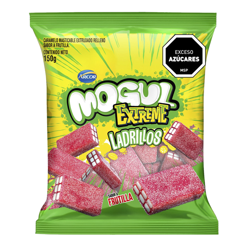 Gomitas Mogul Ladrillos Extreme Frutilla 100 G
