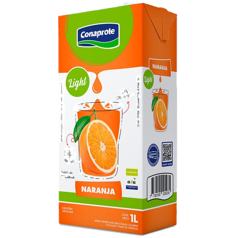 Jugo Conaprole Naranja Light Con Pulpa 1 L