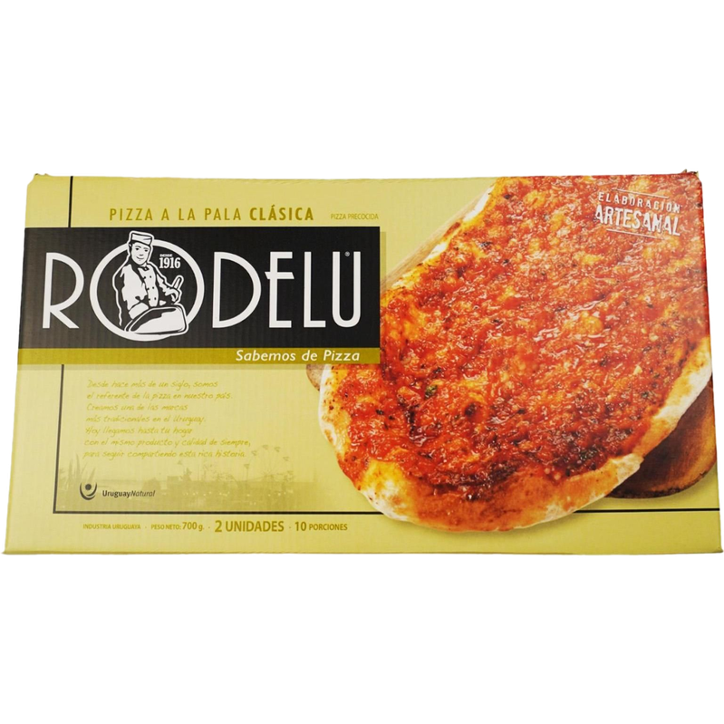 Pizza A La Pala Rodelú Con Salsa 2 Unidades