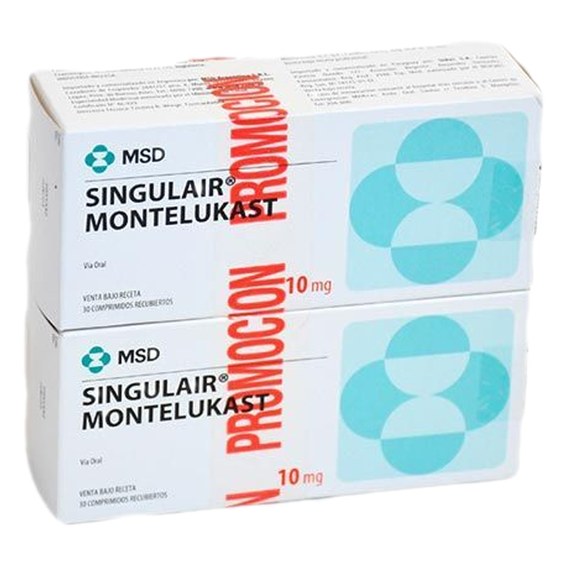 Singulair 10 Mg X 30 Comprimidos 2x1