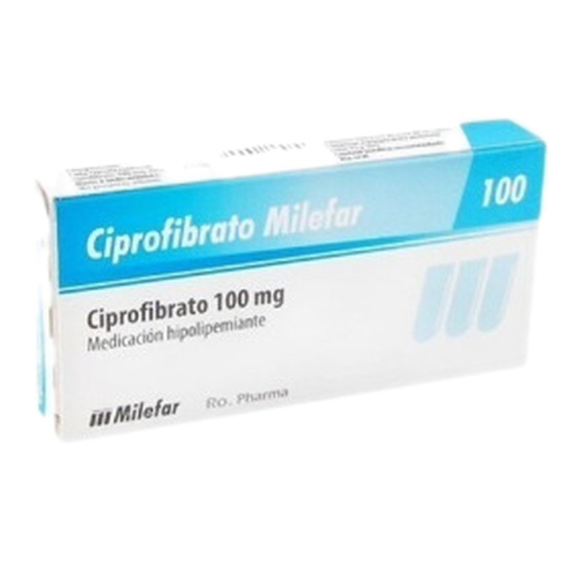Ciprofibrato Milefar 100 Mg [60 Cap.]