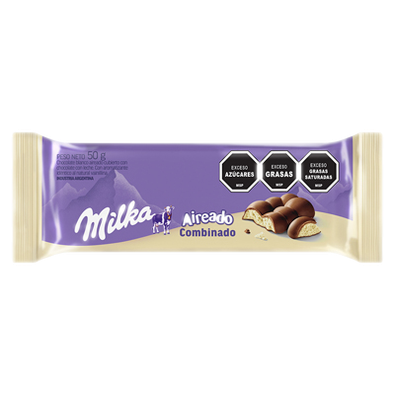 Chocolate Combinado Milka Leger 50 G