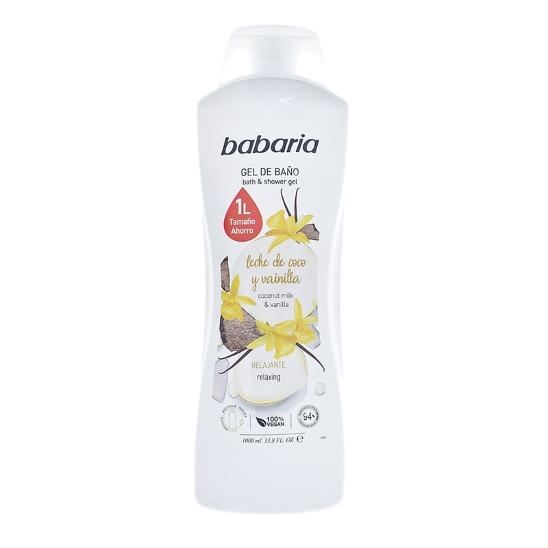 Gel De Ducha Babaria Leche De Coco Corporal 1 L