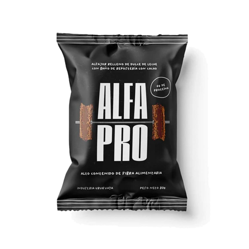 Alfajor Alfapro Chocolate 80 G