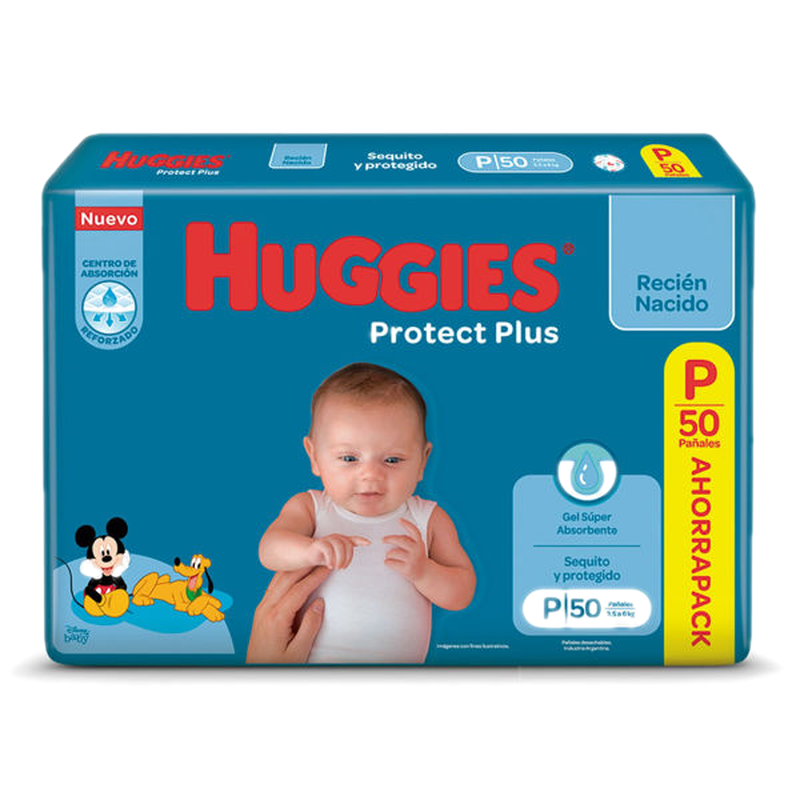 Huggies Protect Plus P X 50 Azul