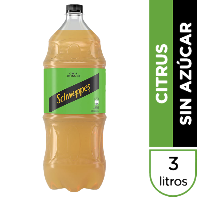 Refresco Schweppes Citrus Sin Azúcar 3 L