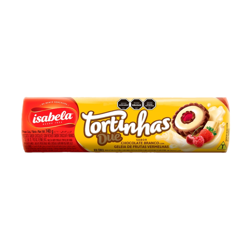 Galleta Isabela Tortitas Due Chocolate Blanco Y Jalea 140 G
