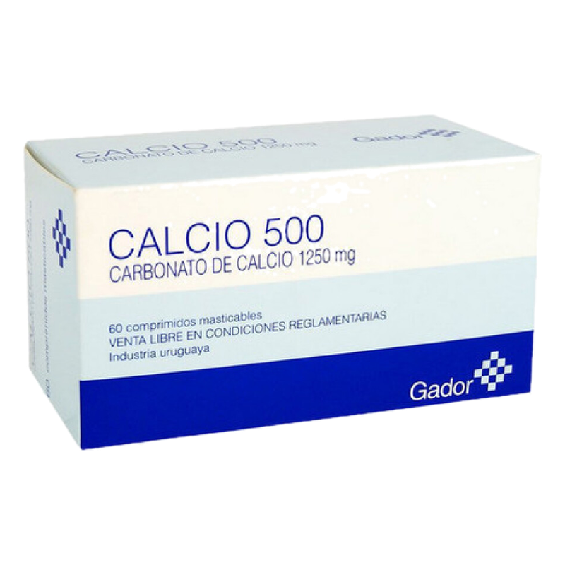 Calcio Gador 500 X 60 Comprimidos
