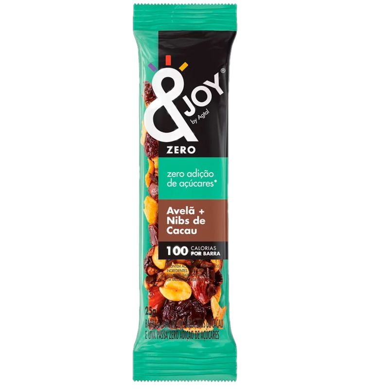 Barrita Cereal Agtal & Joy Avellana Cero Azúcar 25 G