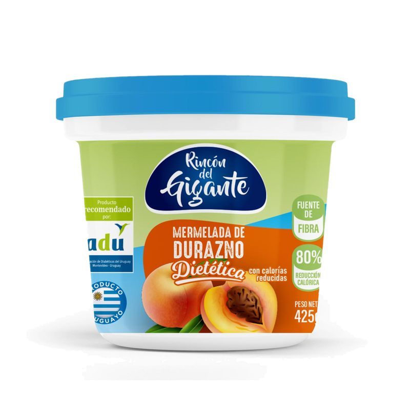 Mermelada Rincon Del Gigante Dietetica Durazno 425 G