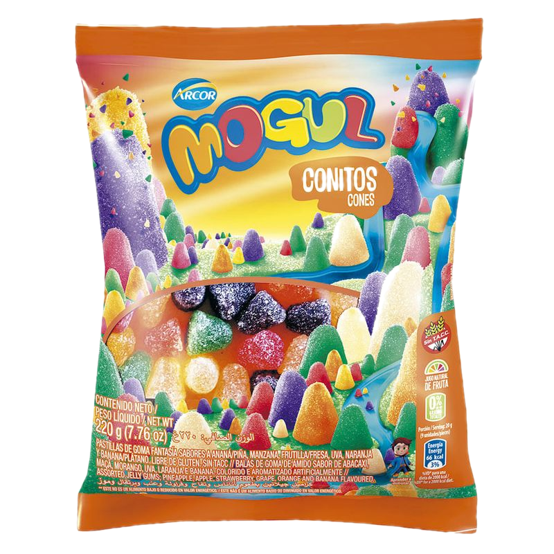 Gomas Arcor Mogul Conitos 220 G