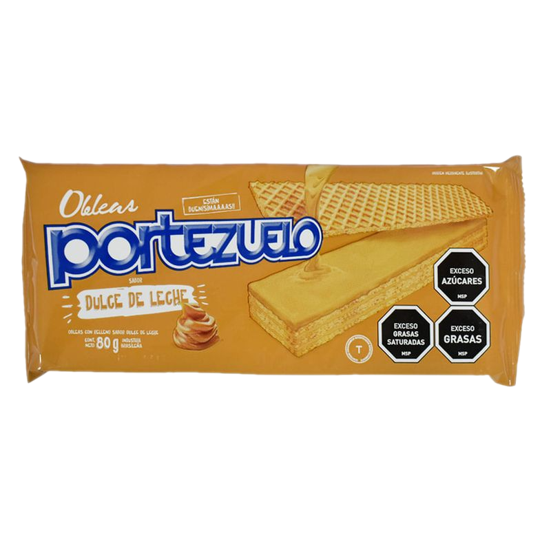 Oblea Portezuelo Dulce De Leche 80 G