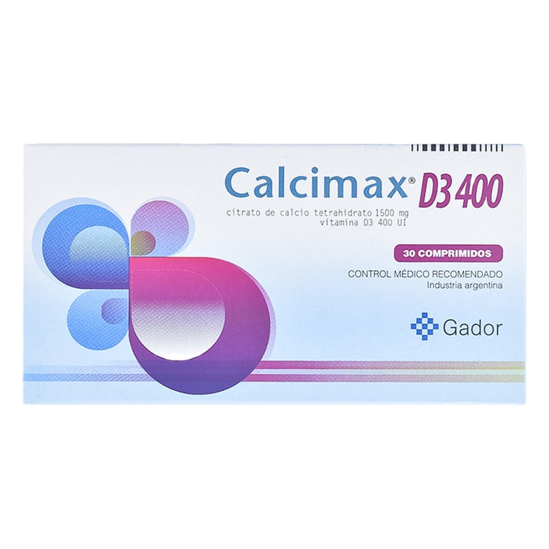 Calcimax D3 400 Mg X 30 Comprimidos